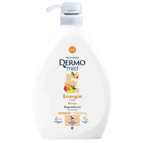 Gel de dus cu  aroma de mango Energia, 1000ml, Dermomed