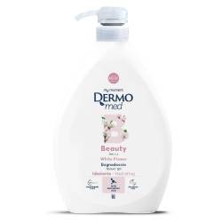 Gel de dus White Flower Beauty, 1000ml, Dermomed