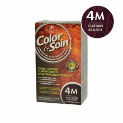 Vopsea de par chatain acajou 4M, Color&Soin