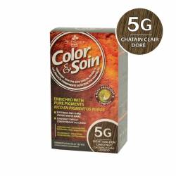 Vopsea de par chatain clair dore 5G, Color&Soin