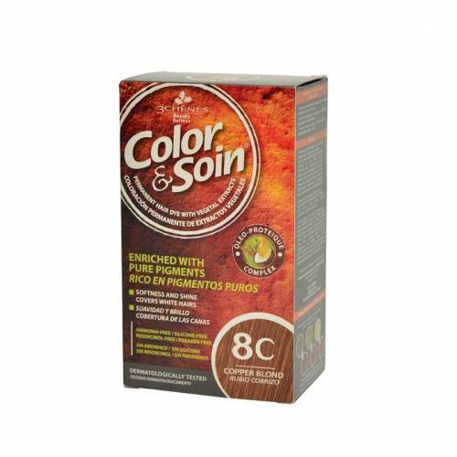 Vopsea de par blond cuivre 8C