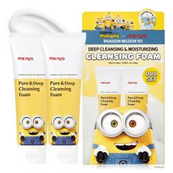 Set Spuma de curatare Pure & Deep Cleansing Foam, 2 x 120ml, Ma:nyo
