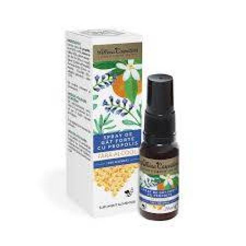 Spray de gat cu propolis, ulei de pin, salvie si portocal, 20 ml, Apicola Pastoral Georgescu