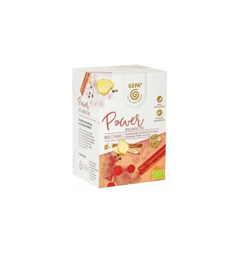 Ceai Power Wellness, eco-bio si fairtrade, 20 pliculete, Gepa