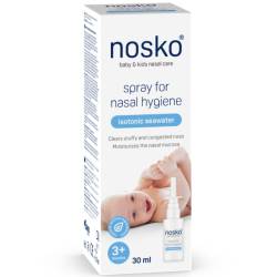 Spray pentru igiena nazala cu apa de mare izotona, 30 ml, Nosko Baby - CEUMED