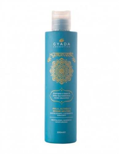 Sampon hidratant cu acid hialuronic, amla si cassia, 200 ml – Hyalurvedic Gyada