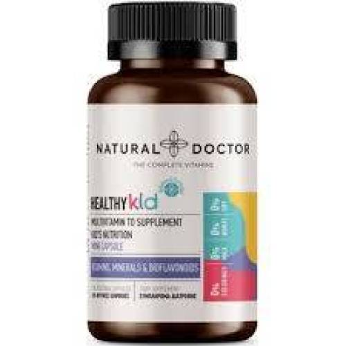 HEALTHY KID MULTIVITAMIN, multivitamine pentru copii, 120 capsule, Natural Doctor