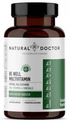 BE WELL MULTIVITAMIN, super amplificator de energie, 60 capsule, Natural Doctor