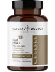 CLEAR OMEGA 3, sustine sanatatea inimii, 90 tablete, Natural Doctor