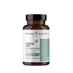 B-COMPLEX ACTIVE, contribuie la reducerea oboselii, 60 capsule, Natural Doctor