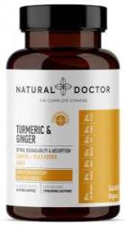 Turmeric si Ghimbir, antiinflamator si antioxidant natural, 60 capsule, Natural Doctor
