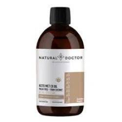 KETO MCT C8 OIL, sustine activarea procesului de ardere a grasimilor, 500 ml, Natural Doctor