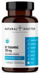 B1 TIAMINA, sustine functionarea normala a proceselor metabolice, 100 mg, 90 tablete, Natural Doctor
