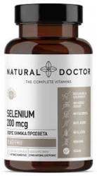 SELENIUM, ajuta la functionarea normala a glandei tiroide, 200 mcg, 60 capsule,  Natural Doctor