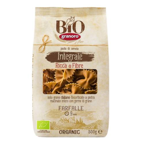 Paste Farfalle integrale BIO, N.198, 500g, Granoro