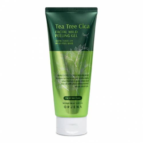 Gel exfoliant fata Tea Tree Cica Mild Facial Peeling, 180ml, Orjena