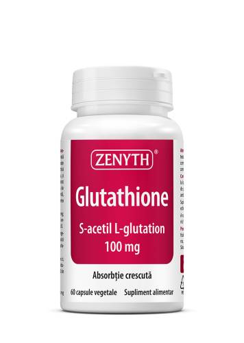 Glutathione 100mg, 60 capsule vegetale, Zenyth
