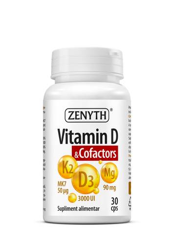 Vitamin D & Cofactors, 30 capsule, Zenyth