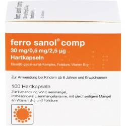 Ferro Sanol comp. Hartkaps.m.msr.überz.Pellets 100 St
