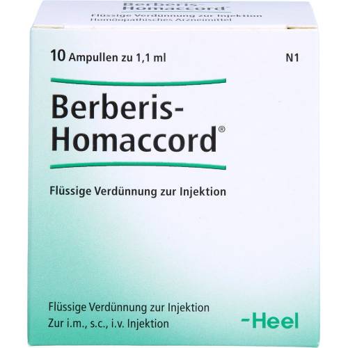 Berberis Homaccord Ampullen 10 St