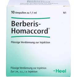 Berberis Homaccord Ampullen 10 St