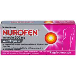 Nurofen Immedia 200 mg Weichkapseln 10 St