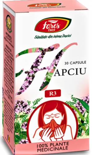 Fares Hapciu Raceala si Gripa - 30 capsule
