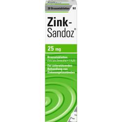 Zink Sandoz Brausetabletten 20 St