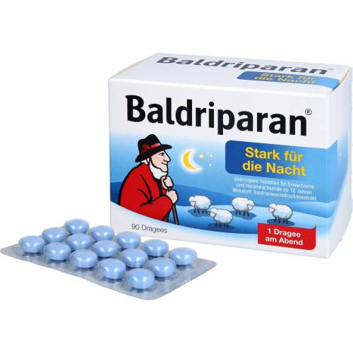 Baldriparan Stark für die Nacht überzogene Tab. 90 St
