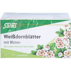 Weissdornblätter m.Blüten Arzneitee Bio Salus Fbtl 15 St