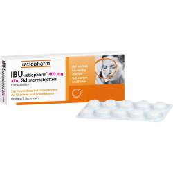 Ibu-Ratiopharm 400 mg akut Schmerztbl.Filmtabl. 20 St