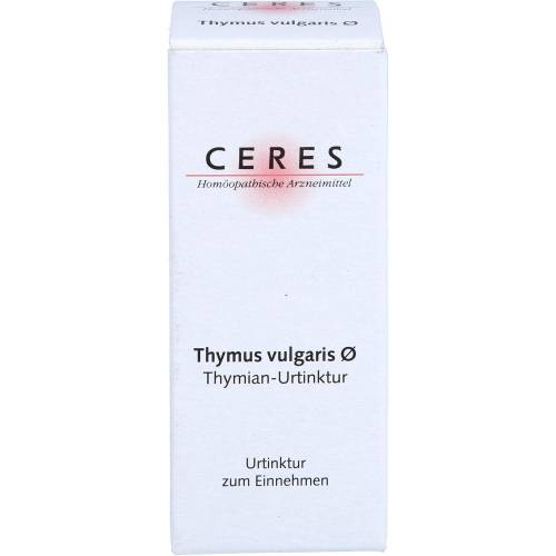 Ceres Thymus vulgaris Urtinktur 20 ml