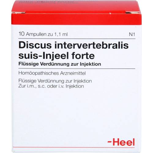 Discus Intervertebralis suis Injeel forte Ampullen 10 St
