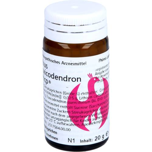 Rhus Toxicodendron Phcp Globuli 20 g