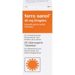 Ferro Sanol überzogene Tabletten 50 St