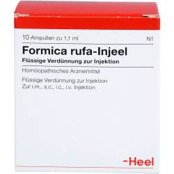 Formica Rufa Injeel Ampullen 10 St