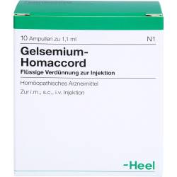Gelsemium Homaccord Ampullen 10 St