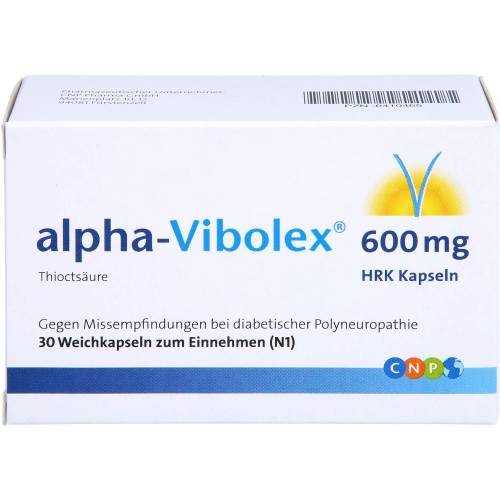 Alpha Vibolex 600 mg Hrk Weichkapseln 30 St