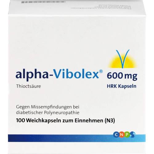 Alpha Vibolex 600 mg Hrk Weichkapseln 100 St