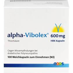 Alpha Vibolex 600 mg Hrk Weichkapseln 100 St