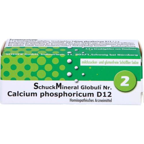 Schuckmineral Globuli 2 Calcium phosphoricum D 12 7,5 g