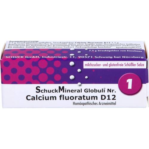 Schuckmineral Globuli 1 Calcium fluoratum D12 7,5 g