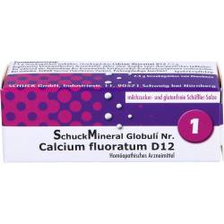 Schuckmineral Globuli 1 Calcium fluoratum D12 7,5 g