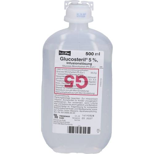 Glucosteril 5% Plastikflasche Infusionslösung 5000 ml
