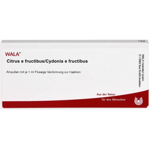 Citrus E Fructibus/Cydonia e fructibus Ampullen 10 ml