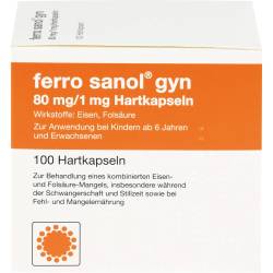 Ferro Sanol gyn Hartkaps.m.msr.überz.Pellets 100 St