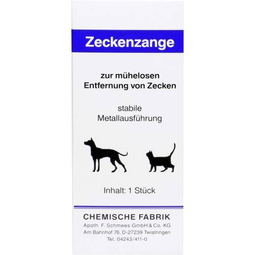 Zeckenzange aus Metall 1 St