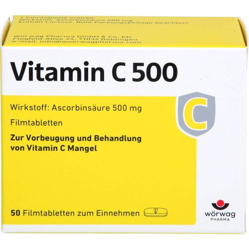 Vitamin C 500 Filmtabletten 50 St