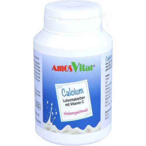 Calcium 200 mg+Vitamin C 30 mg AmosVital Lutsch. 50 St