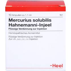 Mercurius Solubilis Injeel Hahnemanni Ampullen 10 St